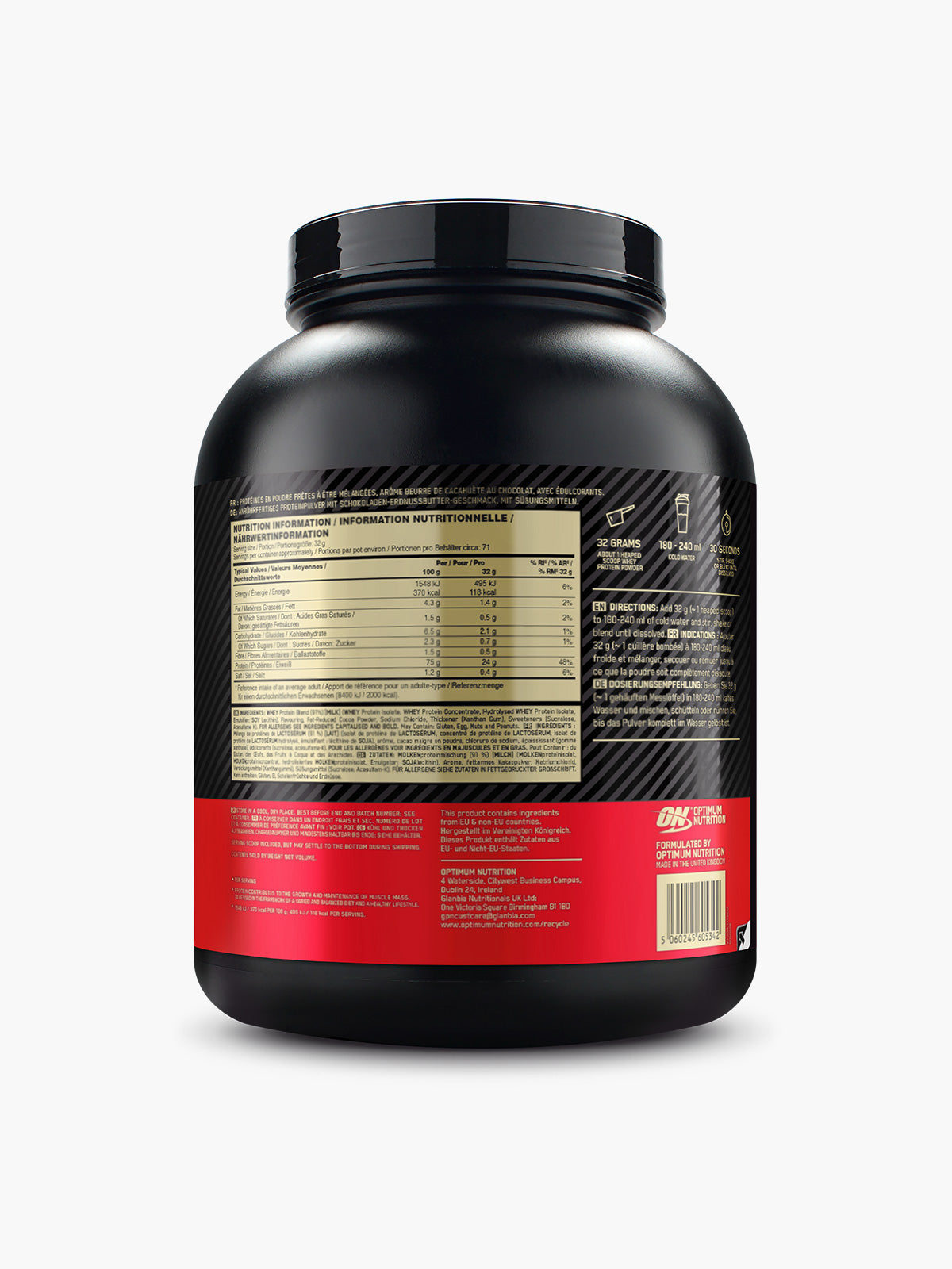 Optimum Nutrition Gold Standard 100% Whey 2.28Kg - Image 3